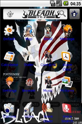 Bleach Toshiro Theme Android Personalization