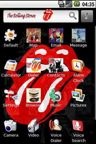 The Rolling Stones Theme Android Personalization