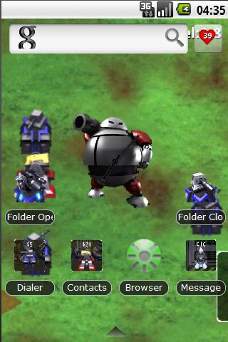 Robo Defense HD Theme Android Personalization