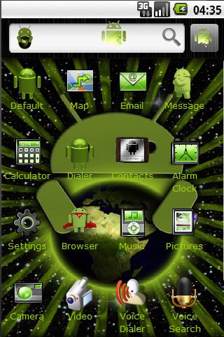 3D Android Theme 2 HD Android Personalization