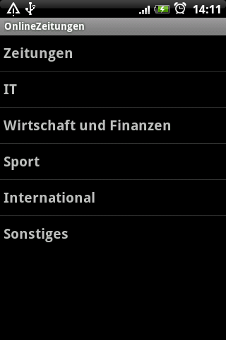 OnlineZeitungen, News, Zeitung Android News & Magazines