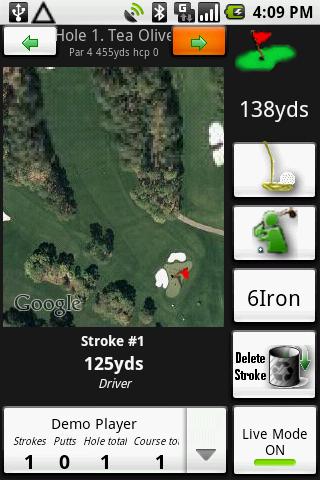 DroidCaddie Golf Android Sports