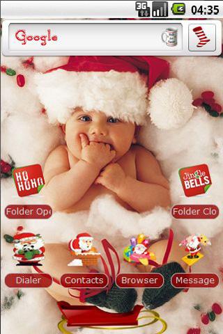 Santa Baby Android Personalization