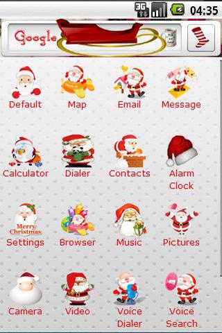 Santa Baby Android Personalization