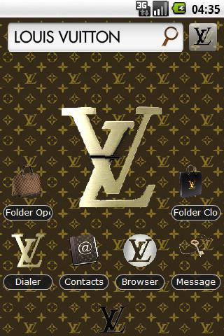 Louis Vuitton HD theme Android Personalization