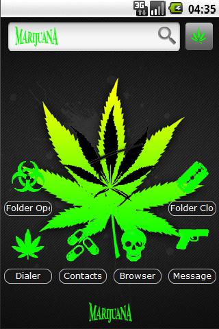 Smoke Weed HD Theme Android Personalization