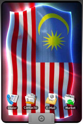 MALAYSIA LIVE FLAG Android Personalization