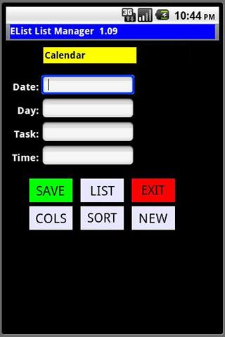 EList List Manager Android Productivity
