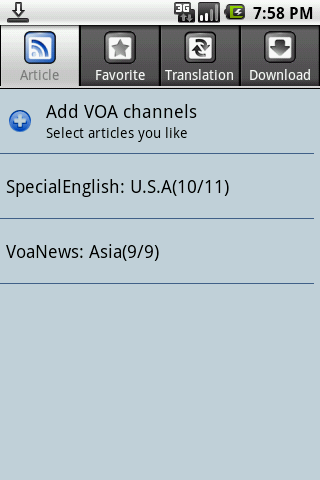 BEE VOA Reader Android Education
