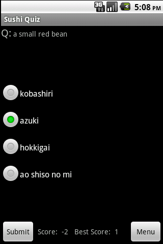 Japanese Sushi Guide & Quiz Android Shopping