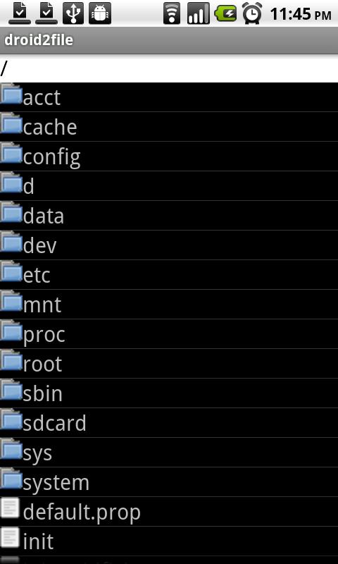 droid2file Android Tools