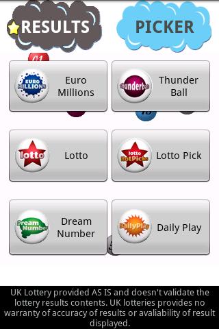 UK Lottery Android Entertainment