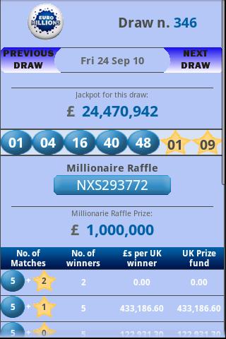 UK Lottery Android Entertainment