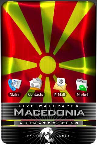 MACEDONIA LIVE FLAG