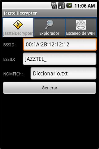 JazztelDecrypter Android Tools
