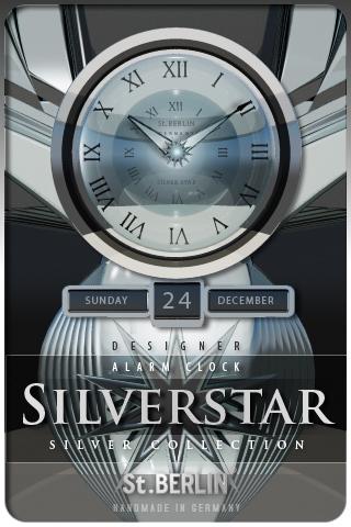 silver star alarm clock