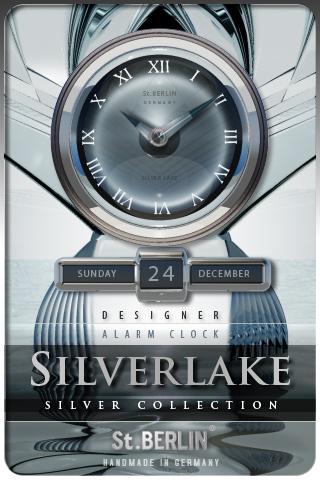 SILVERLAKE clock widget theme