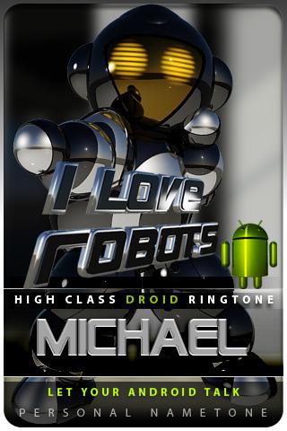 MICHAEL DROID name ringtones Android Entertainment