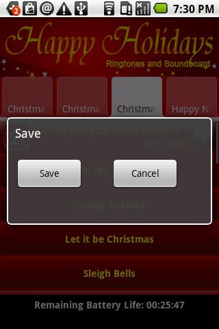Happy Holidays Ringtones Android Personalization