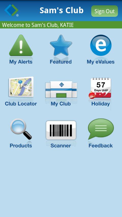 Sam’s Club Android Lifestyle