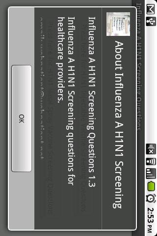 Influenza A H1N1 Screening Android Medical