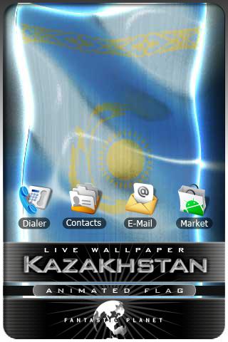 KAZAKHSTAN LIVE FLAG