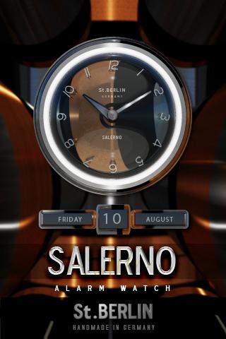 SALERNO designer alarm clock