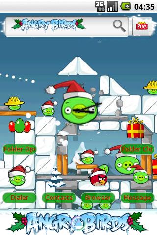 Angry Birds Seasons HD Theme Android Personalization