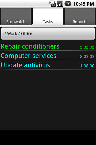 qTimeRec Android Productivity