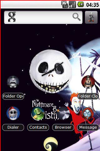 Nightmare Before Christmas HD Android Personalization
