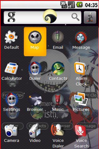 Nightmare Before Christmas HD Android Personalization