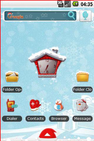 Holiday Snow Theme