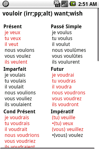 French Verbs Pro Android Education