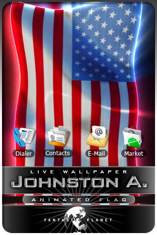 JOHNSTON A LIVE FLAG Android Personalization