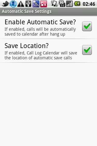 Call Log Calendar Android Productivity