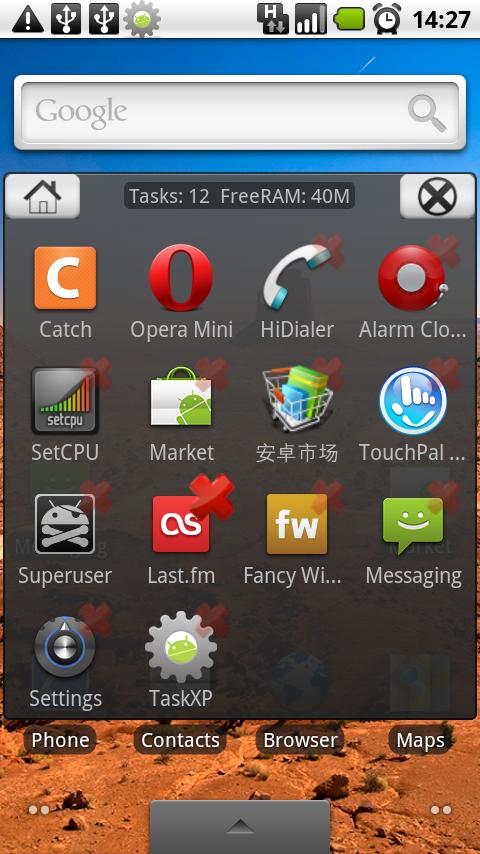 TaskXP for MultiTasking Android Tools