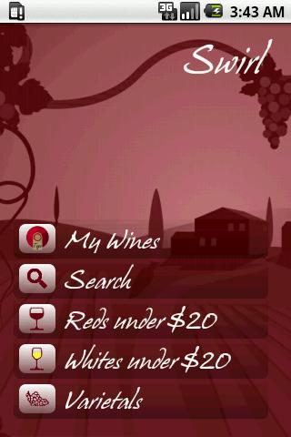 Swirl – A Wine Guide Android Lifestyle