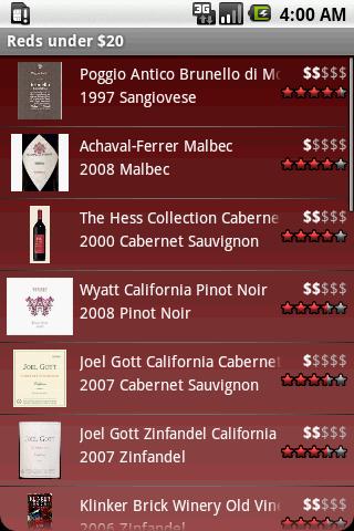 Swirl – A Wine Guide Android Lifestyle