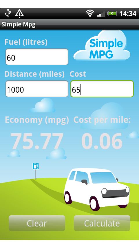 Simple MPG Android Tools