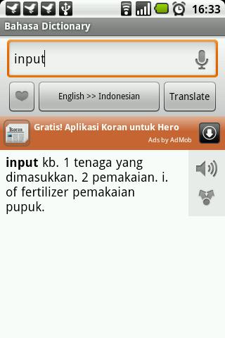 Bahasa Dictionary Android Books & Reference