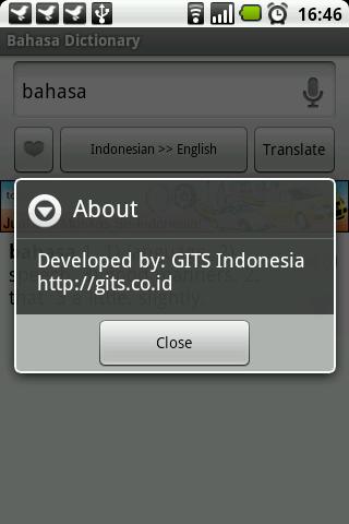 Bahasa Dictionary Android Books & Reference