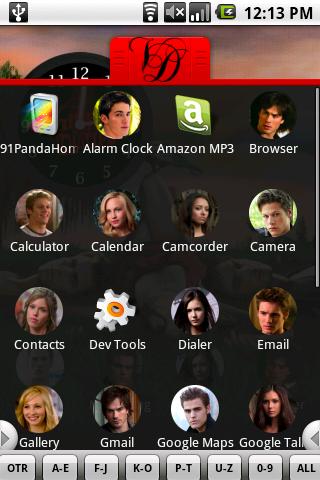 Vampire Diaries Theme Android Personalization