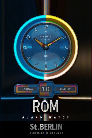 ROM designer alarm clock