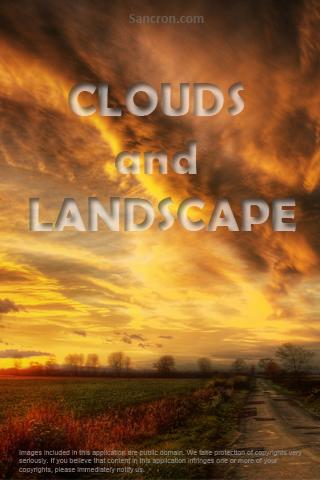 Clouds and Landscape Wallpaper Android Personalization