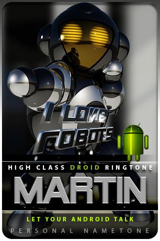 MARTIN nametone droid Android Entertainment