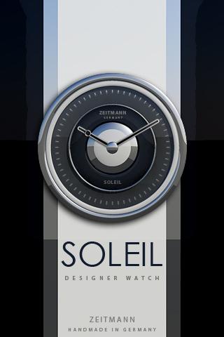 Widget clock SOLEIL