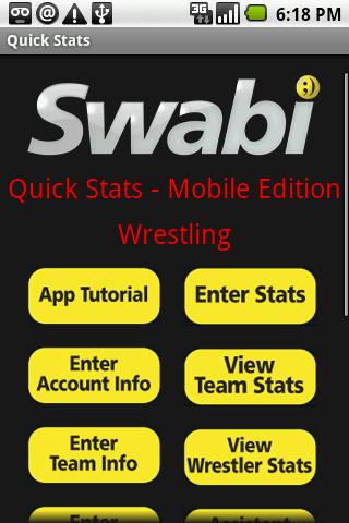 Quick Stats for Wrestling Android Sports