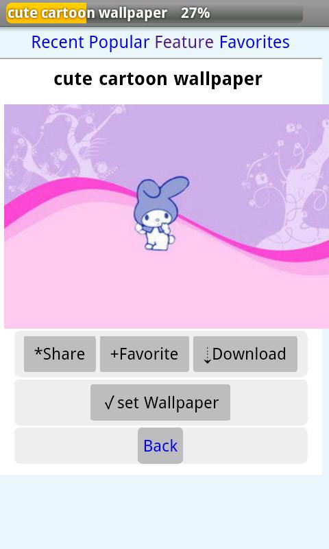 cute cartoon wallpaper Android Personalization