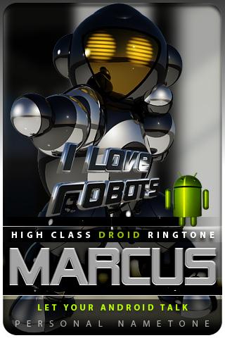 MARCUS nametone droid Android Entertainment