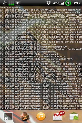 Logcat Widget Android Tools